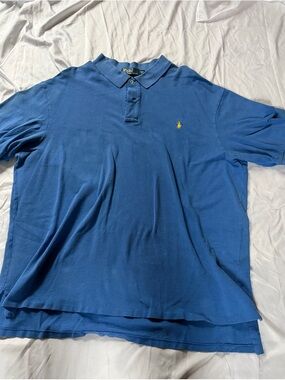 Ralph Lauren Men's Royal Blue Polo with Yellow Pony